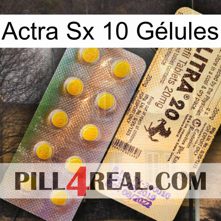 Actra Sx 10 Gélules new06